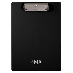 Classic Personalised Monogram Clipboard