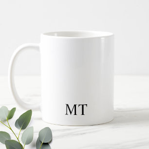 Classic Personalised Monogram Coffee Mug
