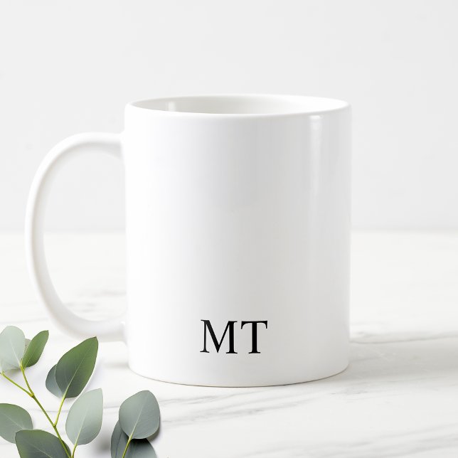 Classic Personalised Monogram Coffee Mug (Creator Uploaded)