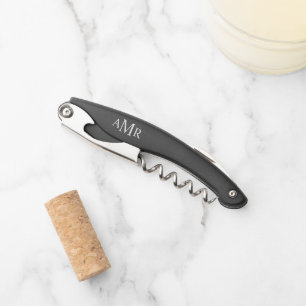 Classic Personalised Monogram Corkscrew