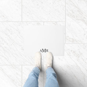 Classic Personalised Monogram Doormat