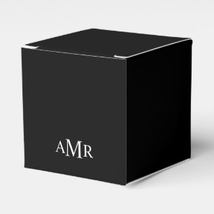 Classic Personalised Monogram Favour Box