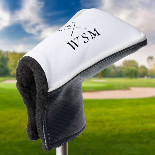 Classic Personalised Monogram Golf Clubs Golf Head Cover (Creator Uploaded)