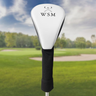 Classic Personalised Monogram Golf Clubs Head Cover