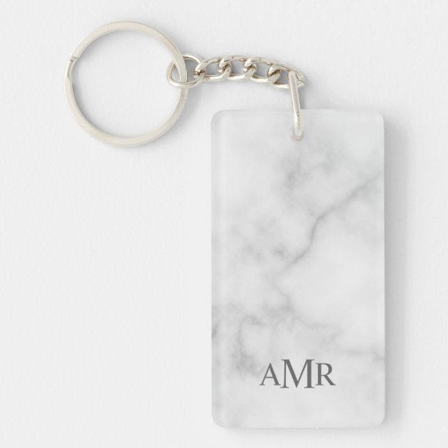 Classic Personalised Monogram Key Ring (Front)