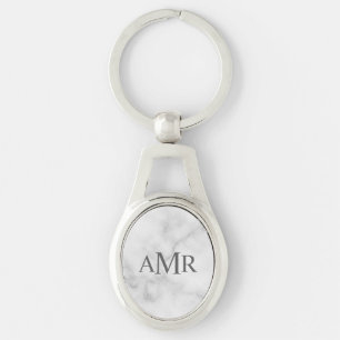 Classic Personalised Monogram Key Ring