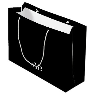 Classic Personalised Monogram Large Gift Bag