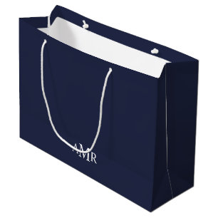 Classic Personalised Monogram Large Gift Bag
