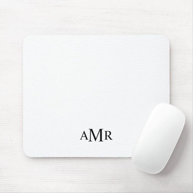 Classic Personalised Monogram Mouse Pad (With Mouse)