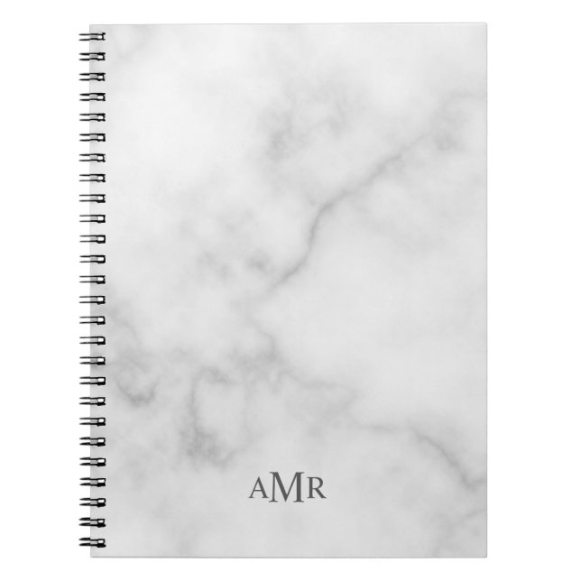 Classic Personalised Monogram Notebook (Front)