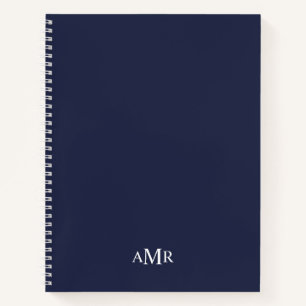 Classic Personalised Monogram Notebook