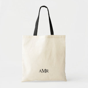 Classic Personalised Monogram Tote Bag