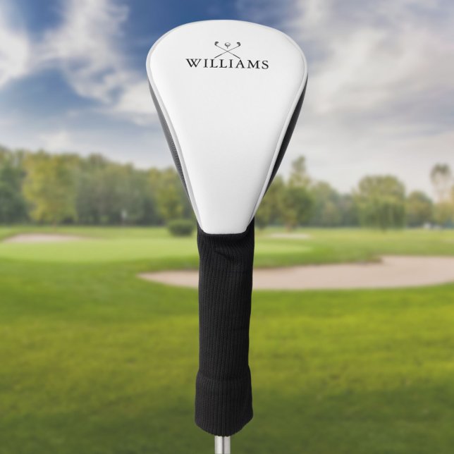 Classic Personalised Name Golf Clubs Golf Head Cover (Creator Uploaded)