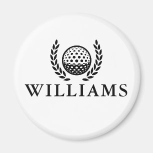 Classic Personalised Name Monogram Magnet