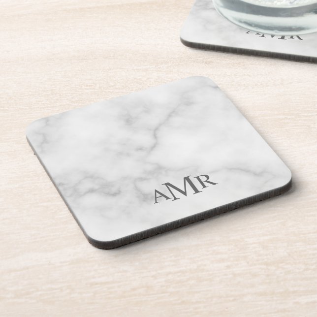 Classic Personalized Monogram Coaster (Left Side)