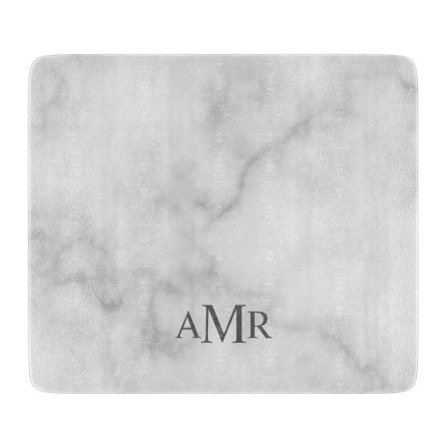 Classic Personalized Monogram Cutting Board (Front)