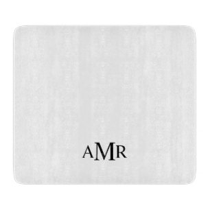 Classic Personalized Monogram Cutting Board