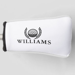 Classic Personalized Name Monogram Golf Head Cover