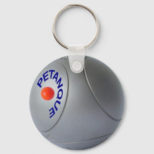 Classic Petanque ball design Key Ring