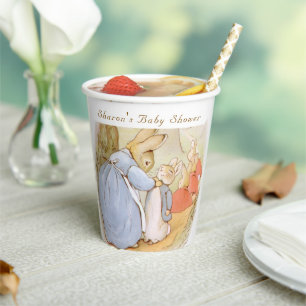 Classic Peter Rabbit Baby Shower Paper Cups