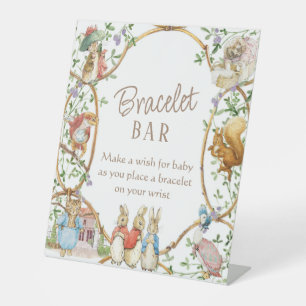 Classic Peter the Rabbit Baby Bracelet Bar Sign