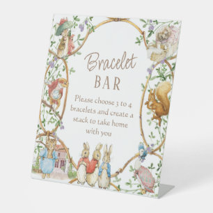 Classic Peter the Rabbit Baby Bracelet Bar Sign