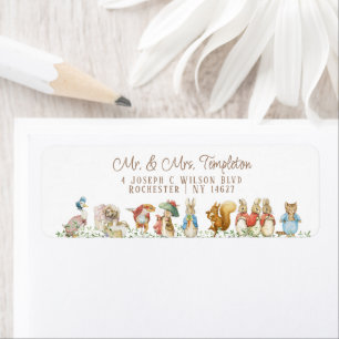 Classic Peter the Rabbit Baby Shower Address Label Return Address Label