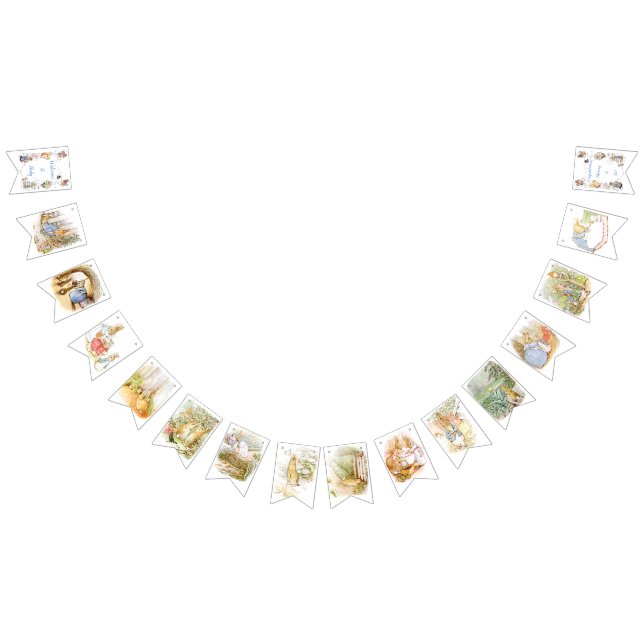Classic Peter the Rabbit Baby Shower bunting  (All)