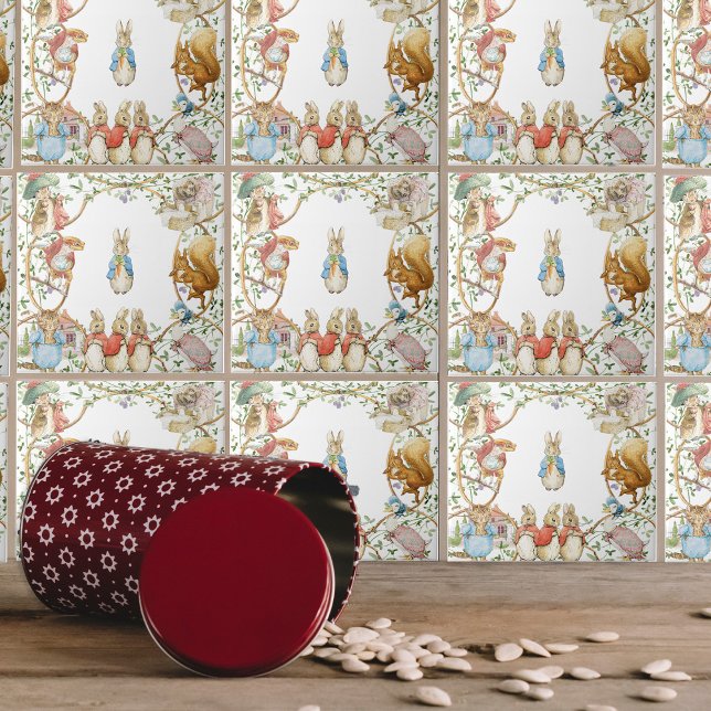 Classic Peter the Rabbit Baby Shower Ceramic Tile (Creator Uploaded)