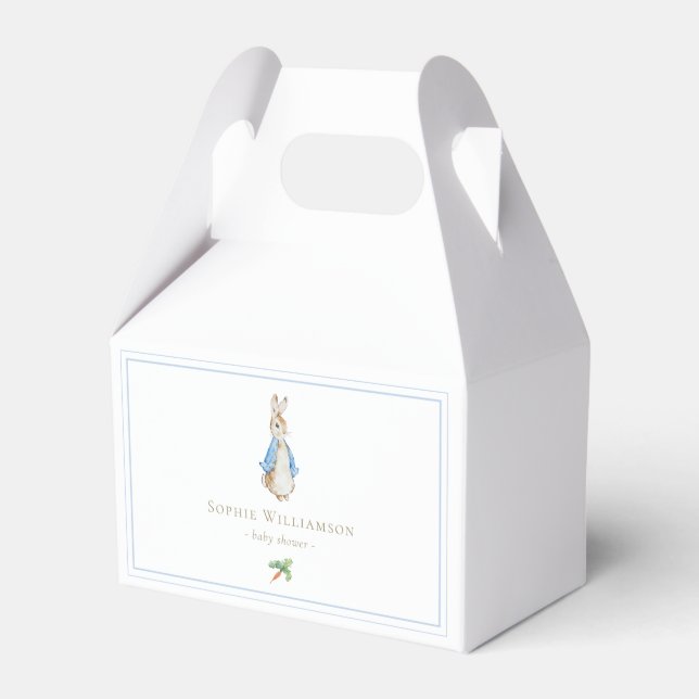 Classic Peter the Rabbit Baby Shower Favour Box (Front Side)