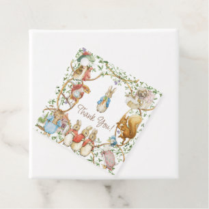 Classic Peter the Rabbit Baby Shower Favour Tags