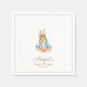 Classic Peter the Rabbit Baby Shower Napkin