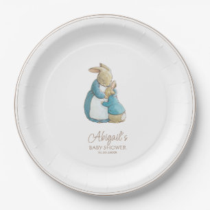 Classic Peter the Rabbit Baby Shower Paper Plate