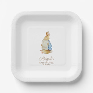 Classic Peter the Rabbit Baby Shower Paper Plate