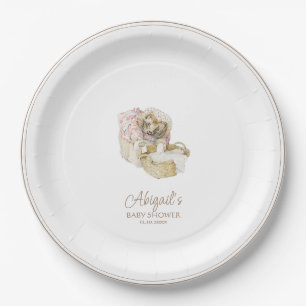 Classic Peter the Rabbit Baby Shower Paper Plate