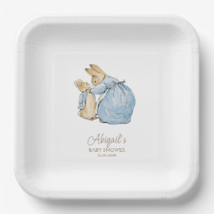 Classic Peter the Rabbit Baby Shower Paper Plate