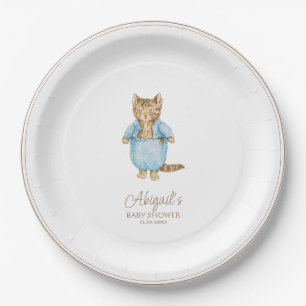 Classic Peter the Rabbit Baby Shower Paper Plate