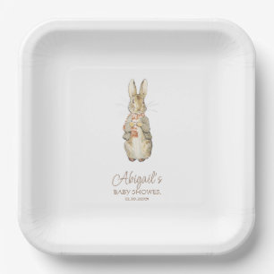 Classic Peter the Rabbit Baby Shower Paper Plate