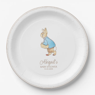 Classic Peter the Rabbit Baby Shower Paper Plate