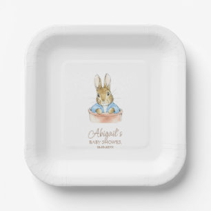 Classic Peter the Rabbit Baby Shower Paper Plate