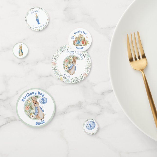 Classic Peter the Rabbit Beatrix Potter Birthday  Confetti (Group)