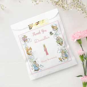 Classic Peter the Rabbit Beatrix Potter Birthday Favour Bag