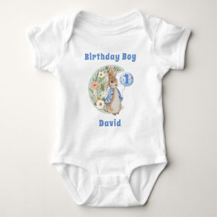 Classic Peter the Rabbit Birthday Baby Bodysuit