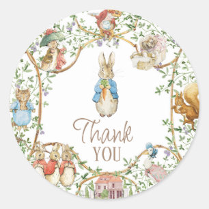 Classic Peter the Rabbit Birthday Classic Round Sticker