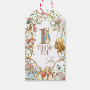 Classic Peter the Rabbit Birthday Gift Tags