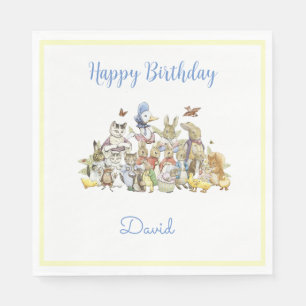 Classic Peter the Rabbit Birthday  Napkin