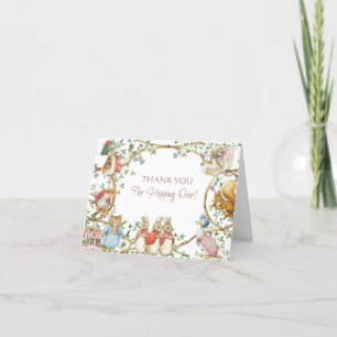 Classic Peter the Rabbit Birthday Thank You Card
