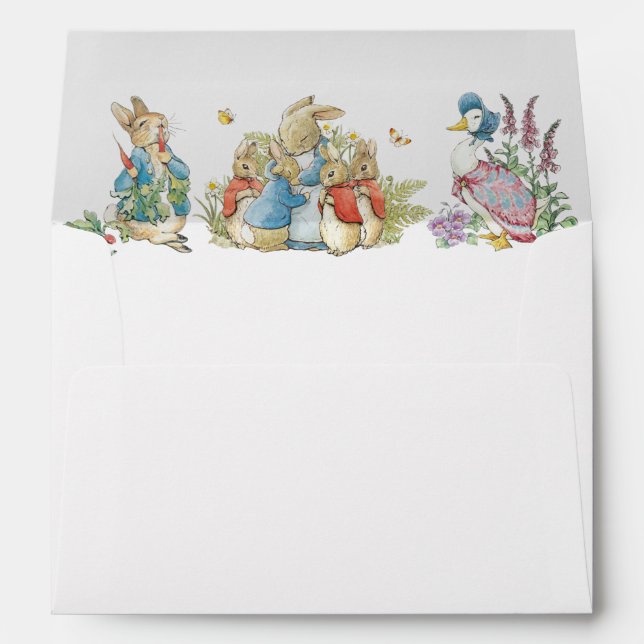 Classic Peter the Rabbit  Envelope (Back (Bottom))