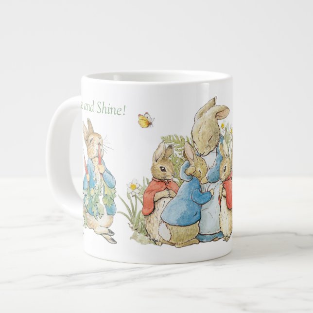 Classic Peter the Rabbit Large Coffee Mug (Front Left)