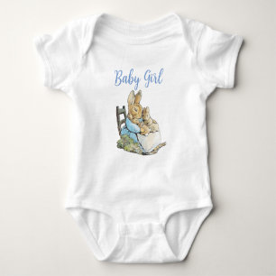 Classic Peter the Rabbit Twins Personalised Name Baby Bodysuit